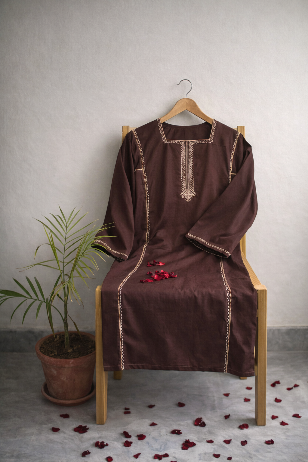 Khaaki-1 Piece Kurti