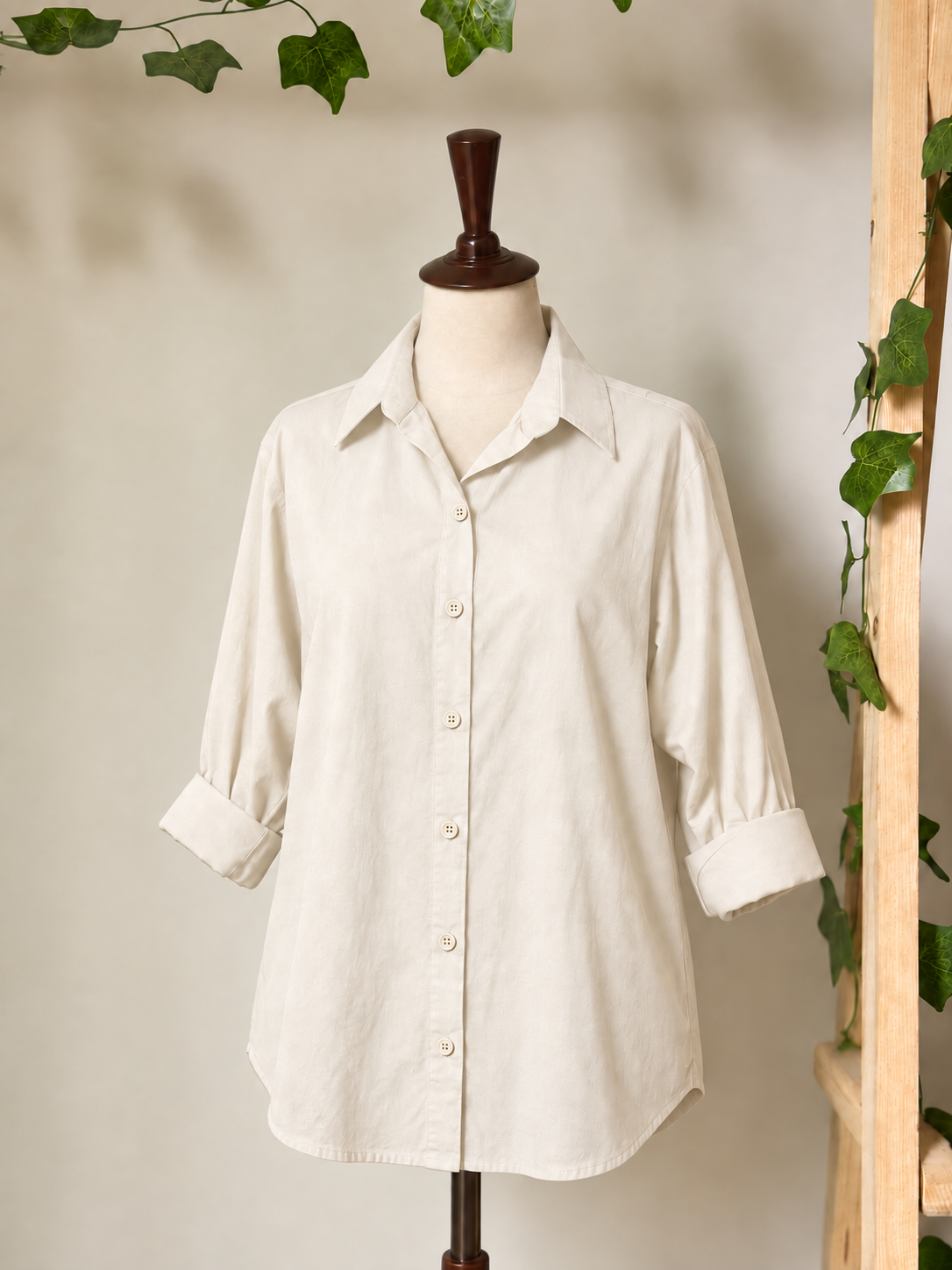 Cotton Button-up Shirt