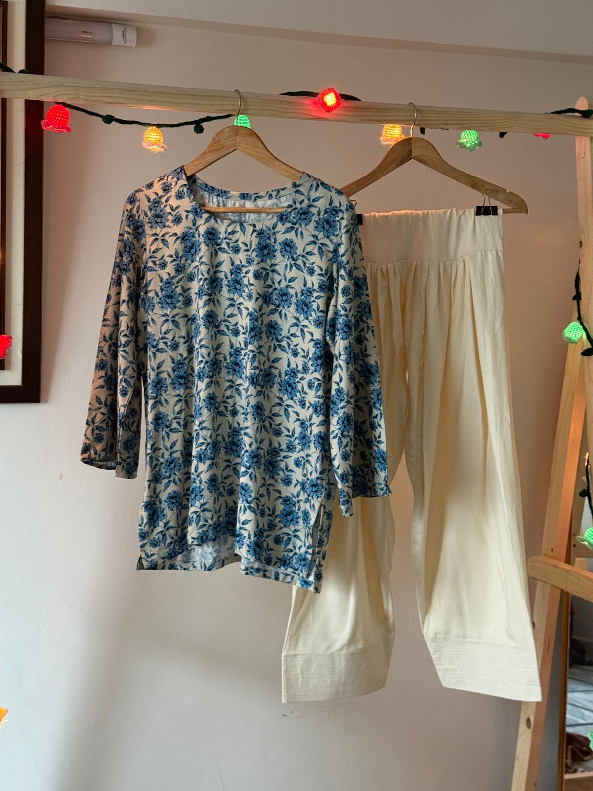 1-Piece Short Kurtis Blue Mist