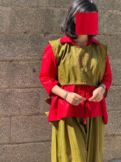 Zareen Olive 3Pc Set