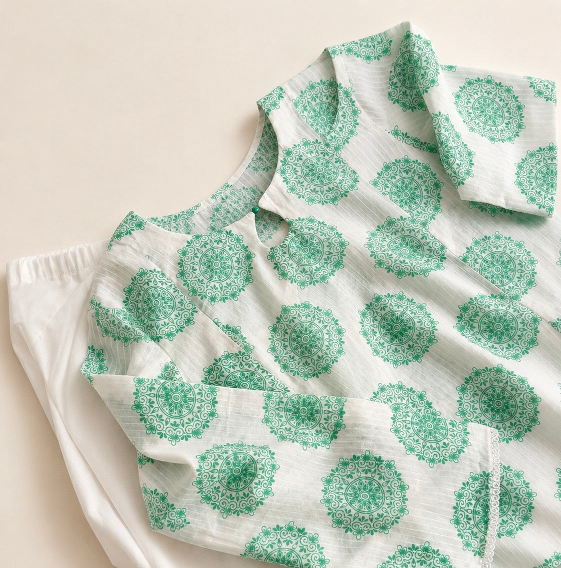 Mint Blossom Printed Lawn 2-Piece