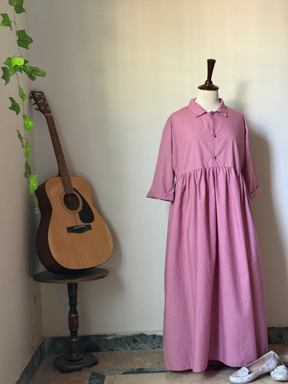 Rosette Frock — 1 Piece Set