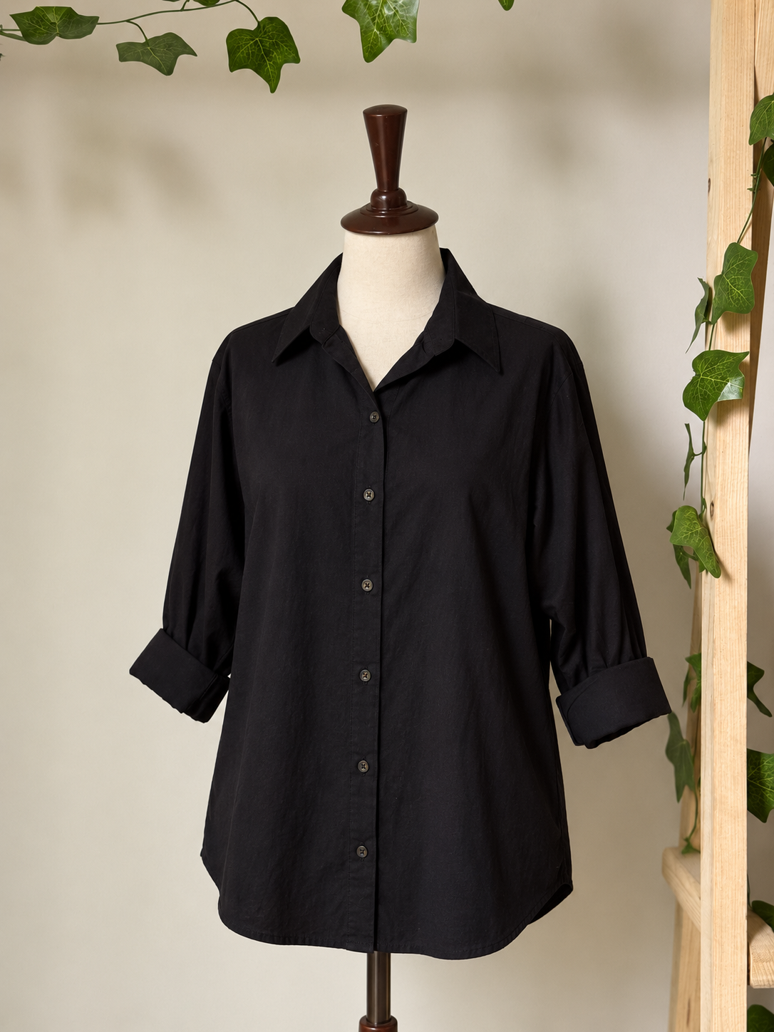 Cotton Button-up Shirt