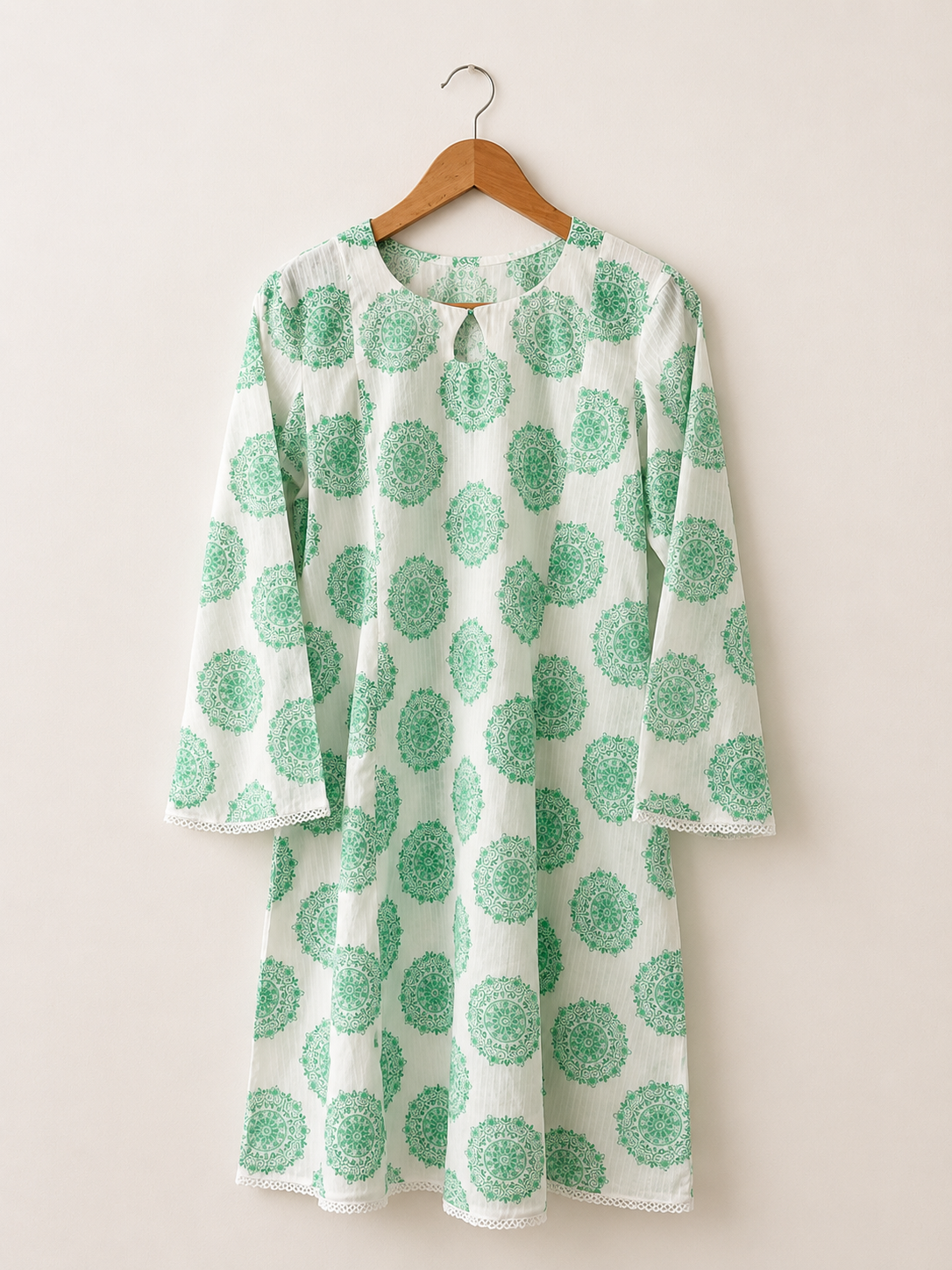 Mint Blossom Printed Lawn 2-Piece
