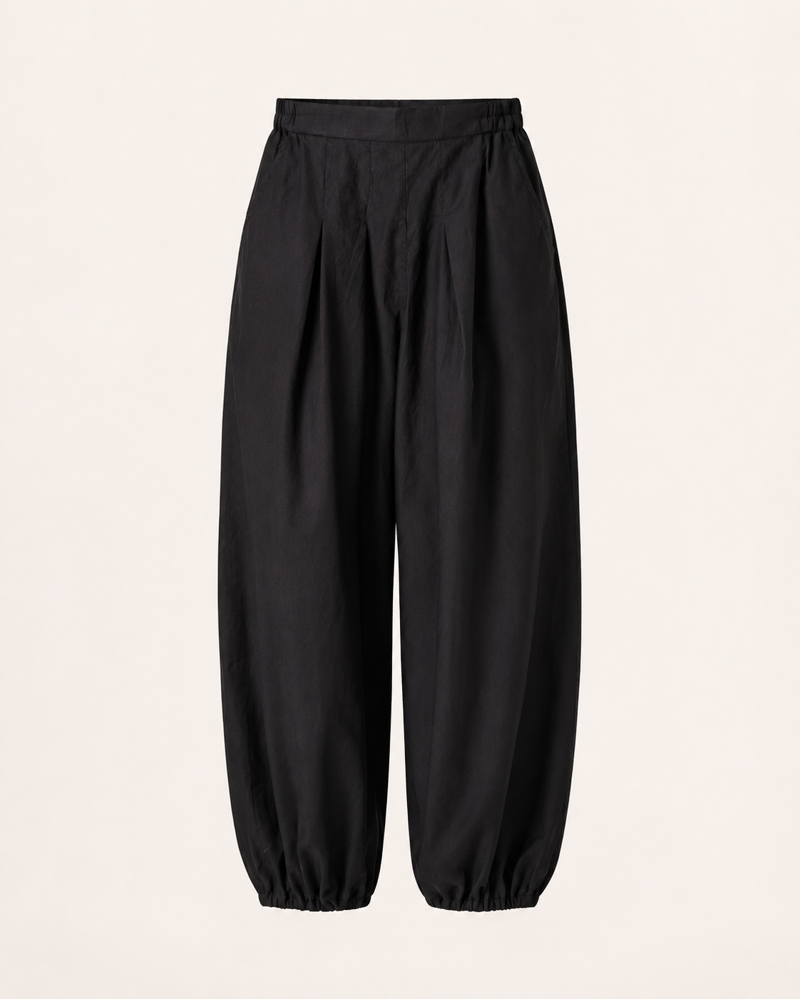 Black Baloon Pants Narrow