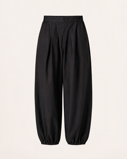 Black Baloon Pants Narrow
