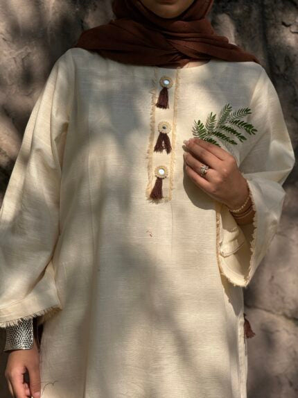 Ivory Edge Two-Piece Set