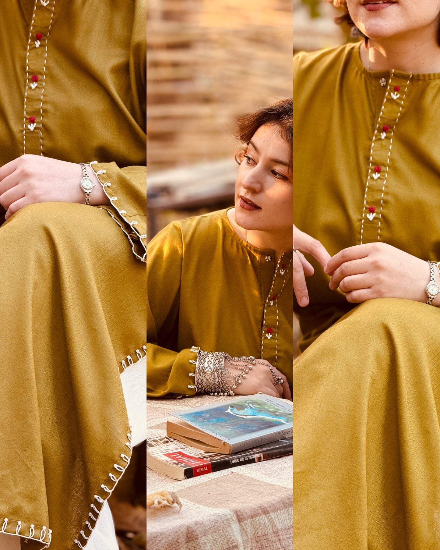 Olive Green Marina 2-Piece Ensemble